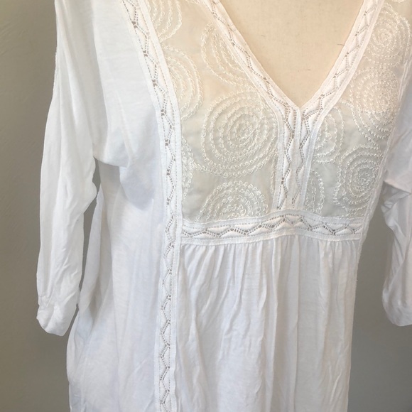 Language white tunic - Picture 2 of 6